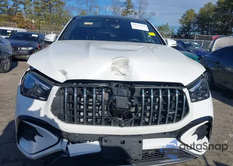 2025 Mercedes-Benz Amg Gle 53 Coupe 4Matic+ из США, поврежденный, VIN 4JGFD6BBXSB378846